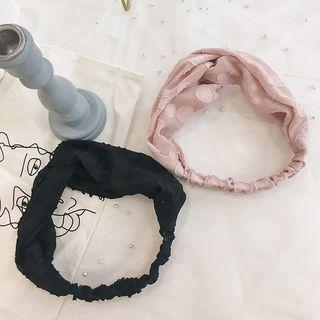 Chiffon Face Wash Headband