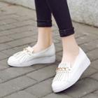 Chain-accent Fringe Loafers