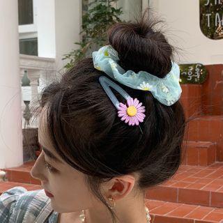Set: Hair Clip + Mesh Hair Tie