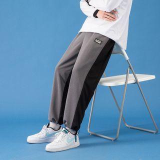 Two-tone Wide Leg Sweatpants