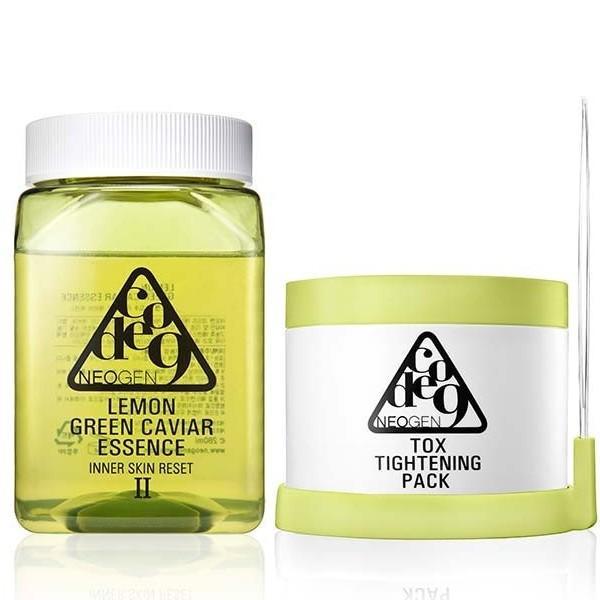 Neogen - Lemon Green Caviar Essence And Tox Tightening Pack 280ml + 25 Pieces Pack