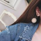 Metal Drop Earring As Shown In Figure - One Size