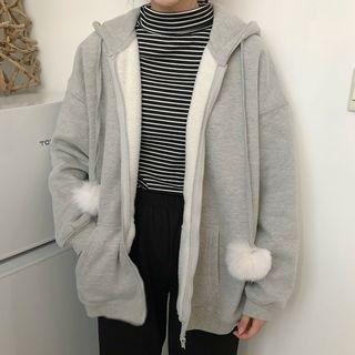 Animal Ear Zip Hoodie