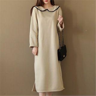 Peter Pan-collar Long Dress