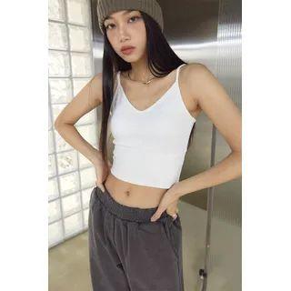 Basic V-neck Padded Camisole Top
