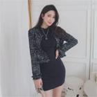 Open-front Tweed Blazer