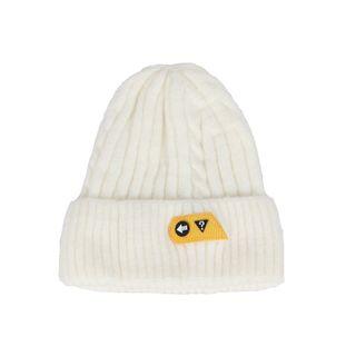 Question Mark Knit Hat Coffee -
