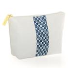 Estee Lauder - Blue And White Lattice Print Pouch 1 Pc