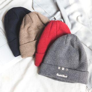 Couple Matching Embroidered Beanie