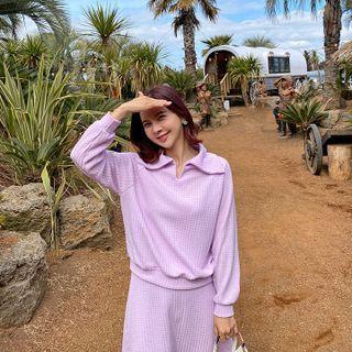Waffle Anorak Sweatshirt