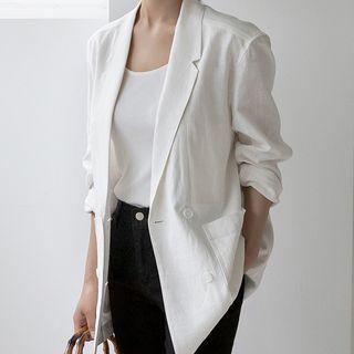 Basic Sleeveless U-neck Knit Top