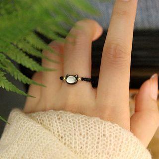 Cat Bead Ring