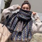 Woven Fringed Scarf