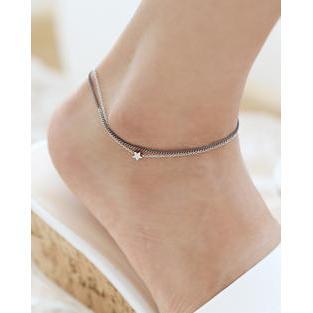 Star Charm Chain Anklet