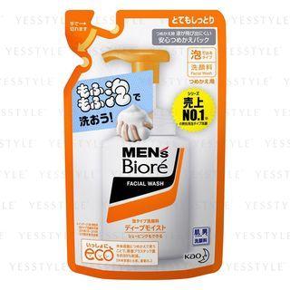 Kao - Biore Mens Foam Facial Wash Deep Moist Refill 130ml