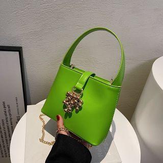 Metal Bead Shoulder Bag