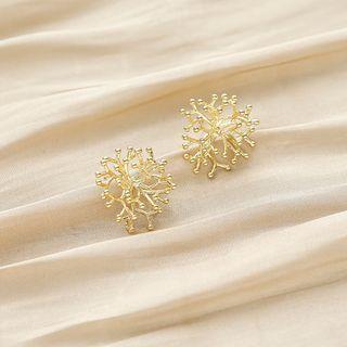 Alloy Branches Earring 1 Pair - Gold - One Size