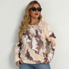 Plus-size Tie-dye Sweatshirt