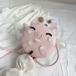 Round Pig Crossbody Bag