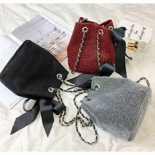 Glittered Bucket Bag