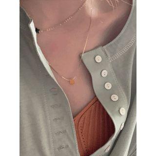 Spaghetti-strap Ribbed Cropped Knit Top