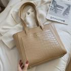 Crocodile Grain Tote Bag