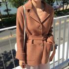 Pocketed Button Knit Jacket
