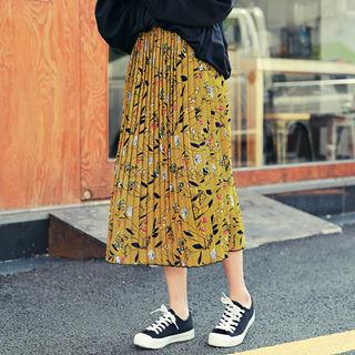 Pleated Pattern Skirt