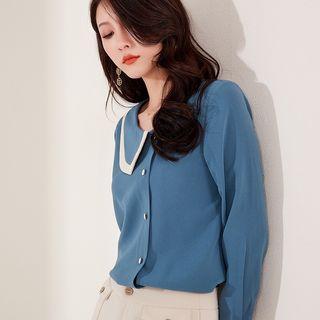 Asymmetric Chiffon Blouse