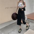 Asymmetrical Slit Skirt