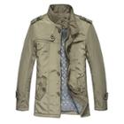 Quilted-lining Trench Jacket