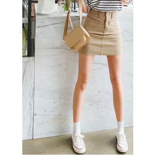 Tall Size Cotton Miniskirt