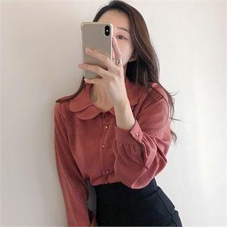 Layered Peter Pan-collar Blouse
