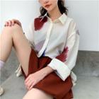 Print Shirt / Harem Shorts