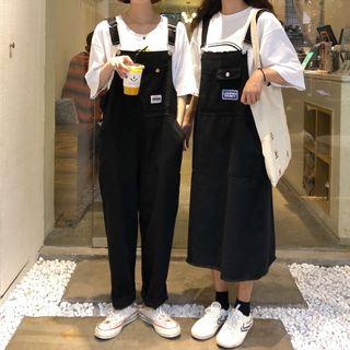 Applique Jumper Jeans / Midi Dress