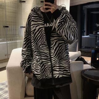Zebra Hood Zip Jacket