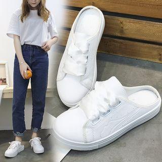 Lace-up Sneakers Mules