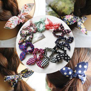 Set Of 10: Rabbit Ear Hair Tie