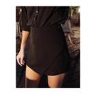 Zip-side Flap-front Shorts