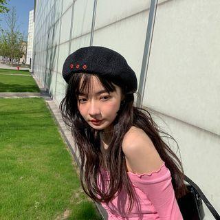 Buckle Plain Beret