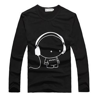 Set: Print Pullover + Sweatpants