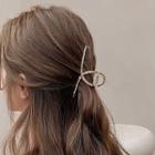 Alloy Hair Clamp 1 Pc - Gold - One Size