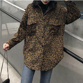 Leopard Print Loose Shirt