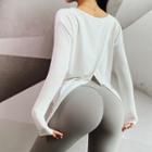 Quick-dry Wrapped-back Sports T-shirt