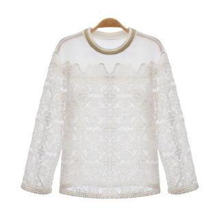 Lace Sweatshirt