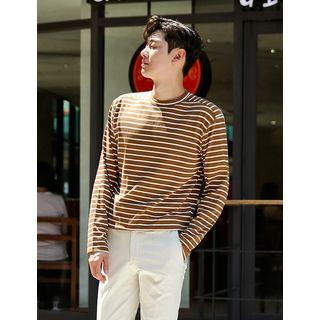 Saddle-shoulder Stripe T-shirt