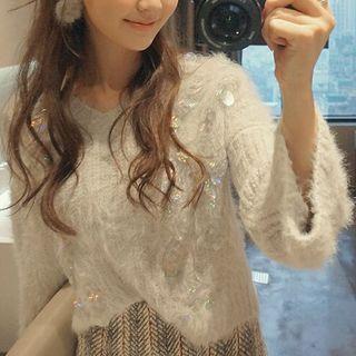 Loose-fit Sequined Sweater