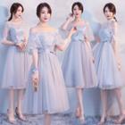 Short-sleeve A-line Cocktail Dress (various Designs)