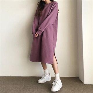 Brushed Fleece Lined T-shirt Dress