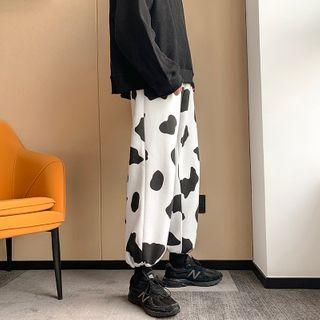 Cow Patterned Sweatpants